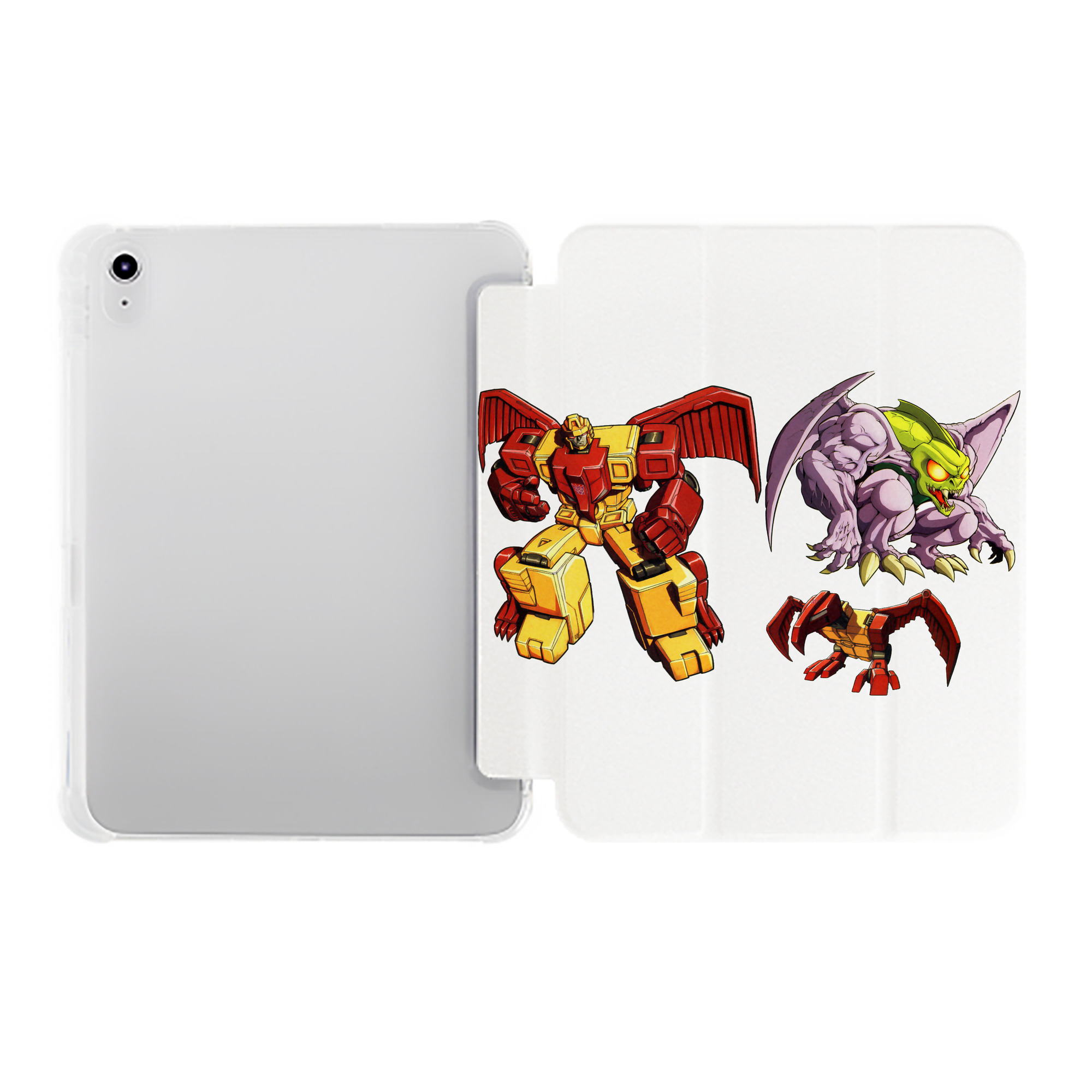 （画像用）  IPad ケース ペン収納付き 三つ折りスタンド PUレザー×シリコン 対応機種9.5/10.5/10.9インチ